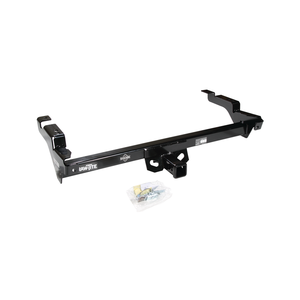 Fits 1978-1995 Chevrolet G30 Trailer Hitch Tow PKG w/ 4-Flat Wiring + Starter Kit Ball Mount w/ 2" Drop & 2" Ball + 2-5/16" Ball By Draw-Tite