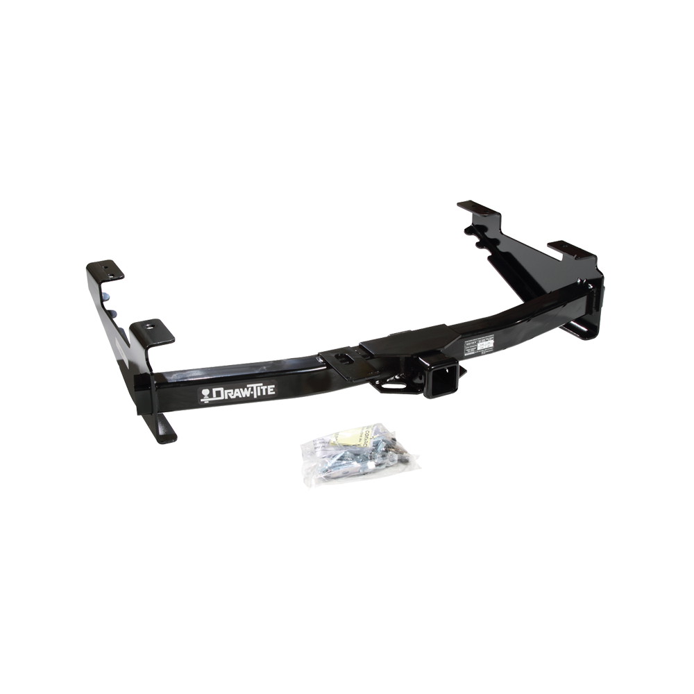 Fits 2001-2002 Chevrolet Silverado 2500 HD Trailer Hitch Tow PKG w/ Adjustable Drop Rise Ball Mount + Pin/Clip + Inerchangeable 1-7/8" & 2" & 2-5/16" Balls By Draw-Tite