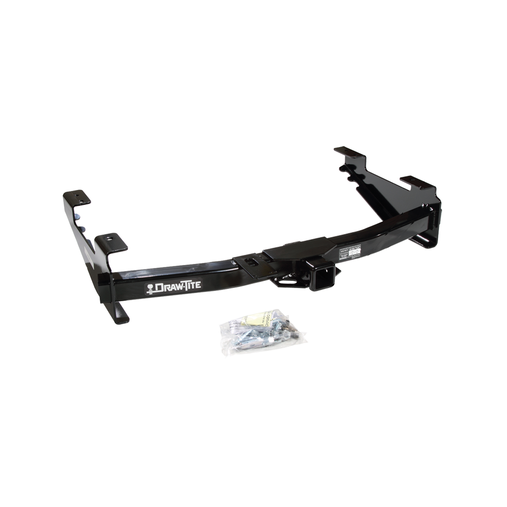 Fits 2001-2002 Chevrolet Silverado 2500 HD Trailer Hitch Tow PKG w/ 4-Flat Wiring + Adjustable Drop Rise Ball Mount + 2" Ball + 2-5/16" Ball + Wiring Bracket + Hitch Cover + Dual Hitch & Coupler Locks + Wiring Tester + Ball Lube + Electric Grease + B