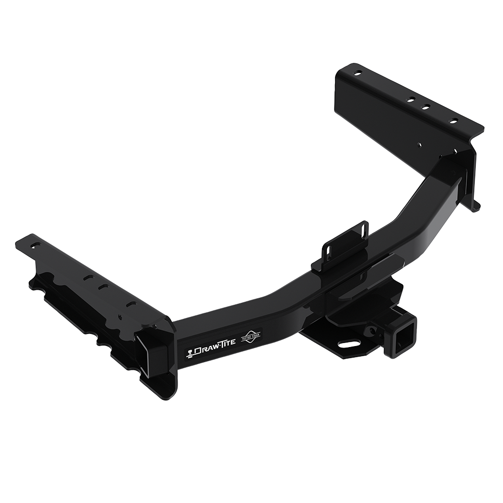 Fits 2019-2023 RAM 1500 Trailer Hitch Tow PKG w/ Ball Mount w/ 6" Drop + Pin/Clip + 2" Ball + 2-5/16" Ball (For (New Body Style) Models) By Draw-Tite