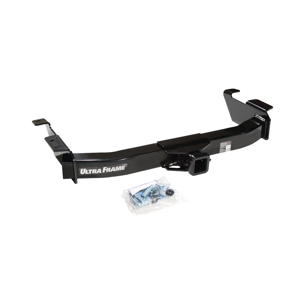 Fits 2000-2002 Ford E-350 Econoline Trailer Hitch Tow PKG w/ Ball Mount w/ 8" Drop + Pin/Clip + 2" Ball + 2-5/16" Ball By Draw-Tite