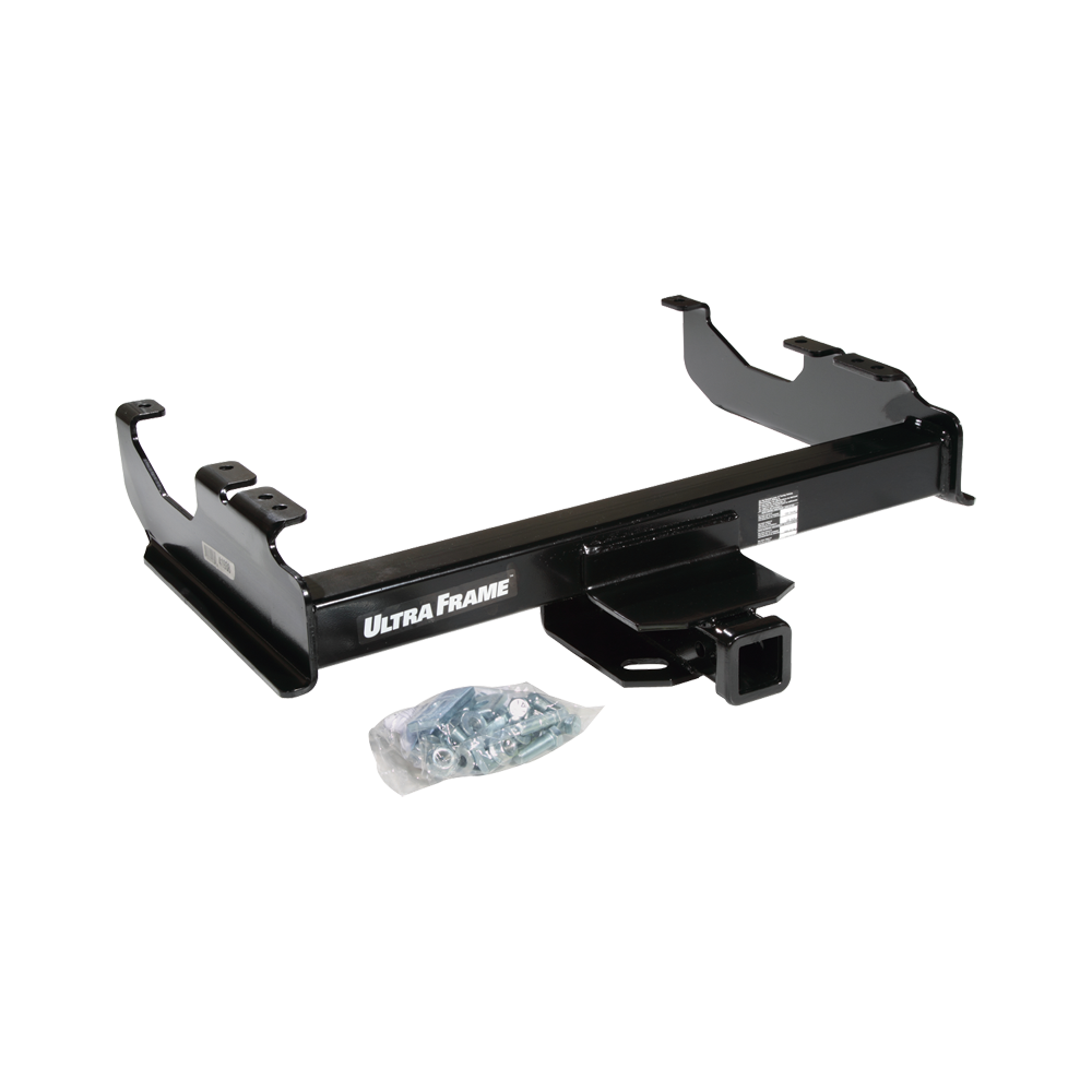 Fits 1963-1965 GMC 2500 Series Trailer Hitch Tow PKG w/ Adjustable Pintle Hook Mounting Plate + 10K Pintle Hook + Hitch Lock By Draw-Tite