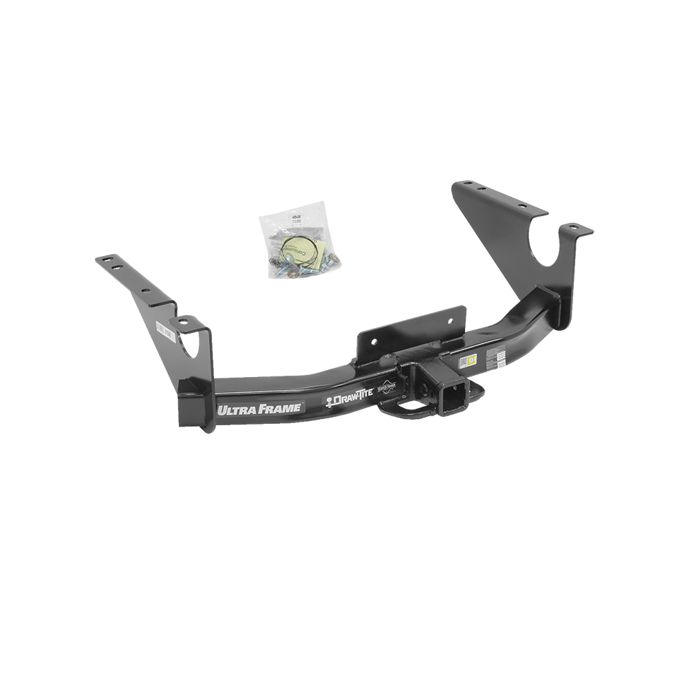 Fits 2011-2018 RAM 1500 Trailer Hitch Tow PKG w/ 5-Flat Wiring Harness By Draw-Tite