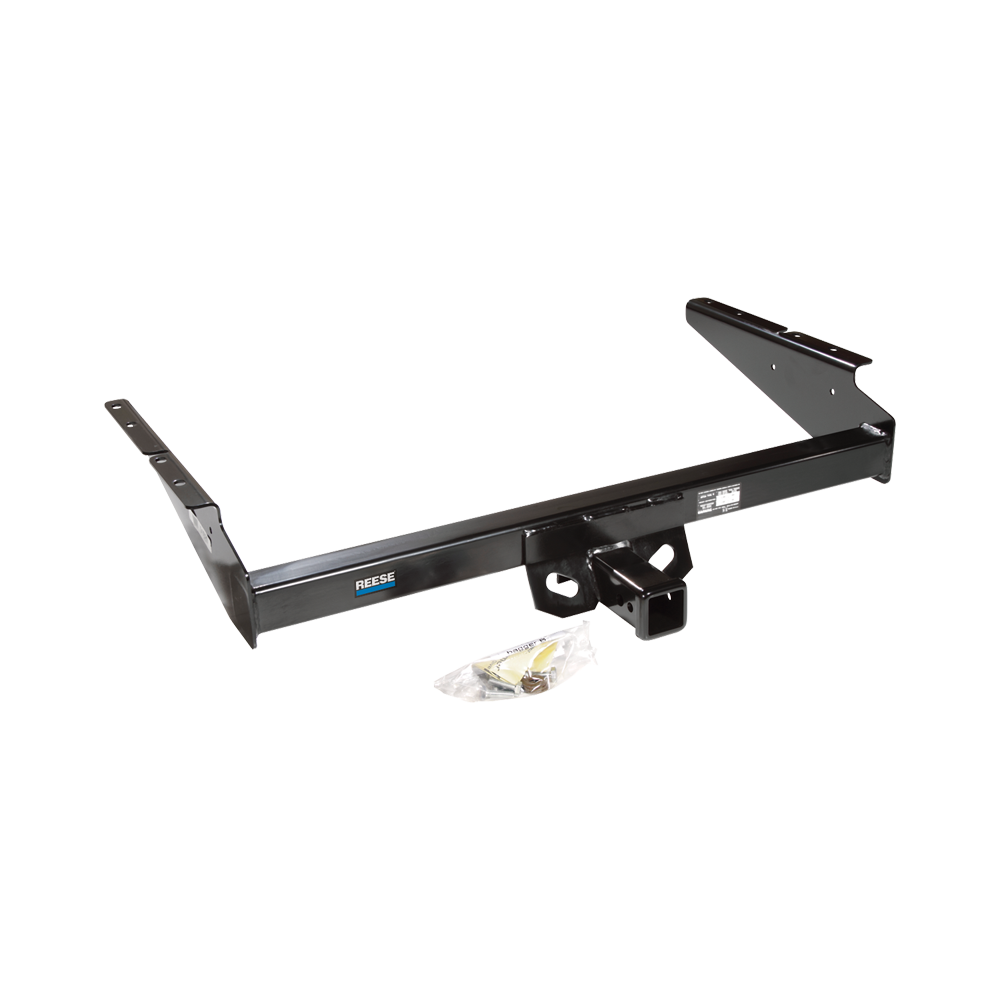 Fits 1990-2005 Chevrolet Astro Trailer Hitch Tow PKG w/ Extended 16" Long Ball Mount w/ 2" Drop + Pin/Clip + 2" Ball (For Extended Body Models) By Reese Towpower