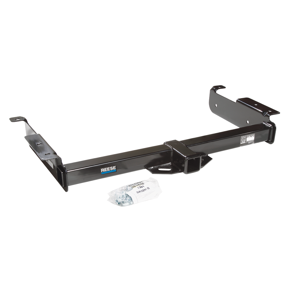 Fits 2003-2014 Chevrolet Express 1500 Trailer Hitch Tow PKG w/ 4-Flat Wiring + Ball Mount w/ 2" Drop + 2-5/16" Ball By Reese Towpower