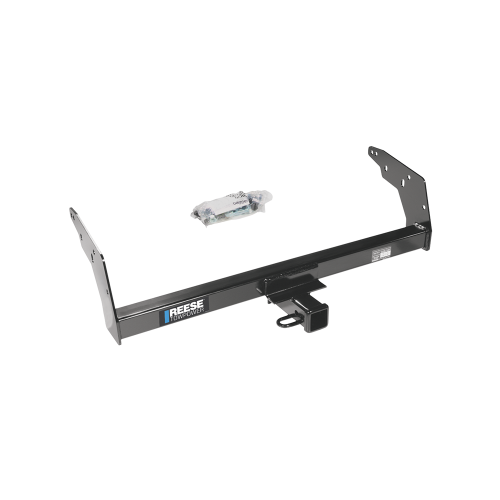 Fits 1998-2004 Chevrolet S10 Trailer Hitch Tow PKG w/ 4-Flat Wiring + Ball Mount w/ 4" Drop + 2" Ball + 2-5/16" Ball By Reese Towpower