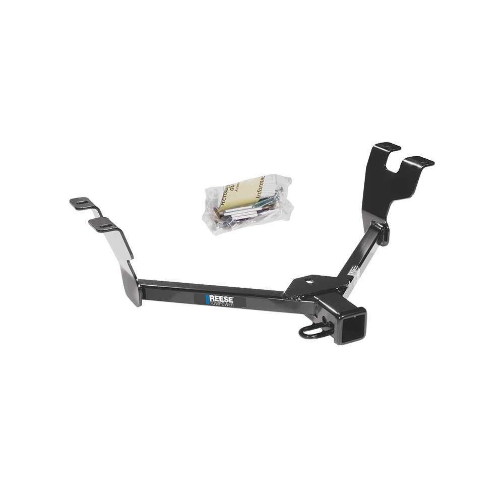 Fits 2005-2007 Subaru Legacy Trailer Hitch Tow PKG + Interlock Tactical Starter Kit w/ 3-1/4" Drop & 2" Ball + Tactical Dogbone Lock (For Sedan, Except Outback Models) By Reese Towpower