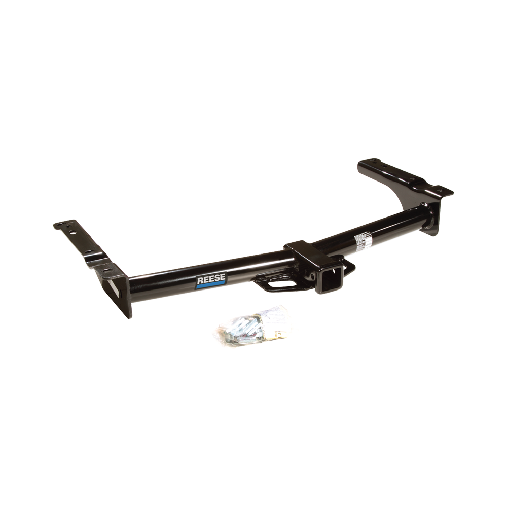 Fits 1992-1994 Ford E-350 Econoline Trailer Hitch Tow PKG w/ 4-Flat Wiring + Dual Ball Ball Mount 1-7/8" & 2" Trailer Balls + Pin/Clip + Wiring Bracket + Hitch Cover By Reese Towpower