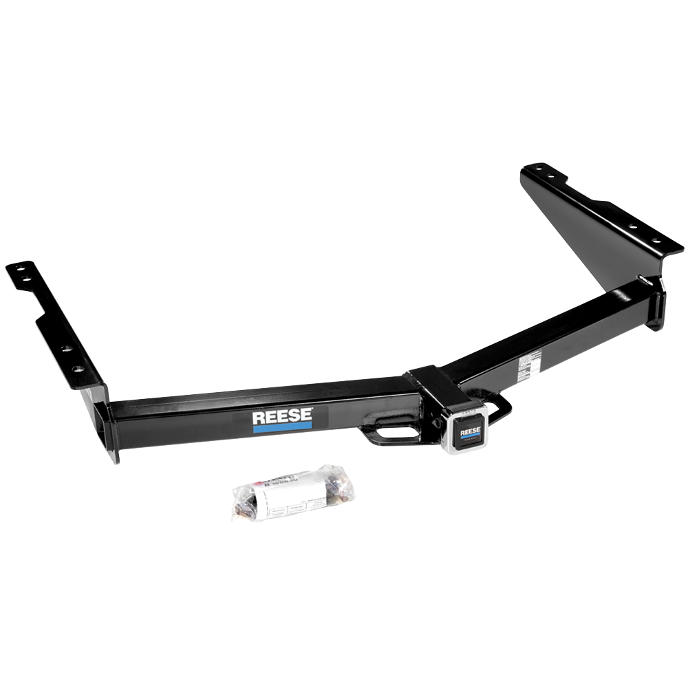 Se adapta al paquete de enganche de remolque Nissan NV3500 2012-2021 con cableado plano de 4 + soporte de bola con caída de 4" + bola de 1-7/8" de Reese Towpower