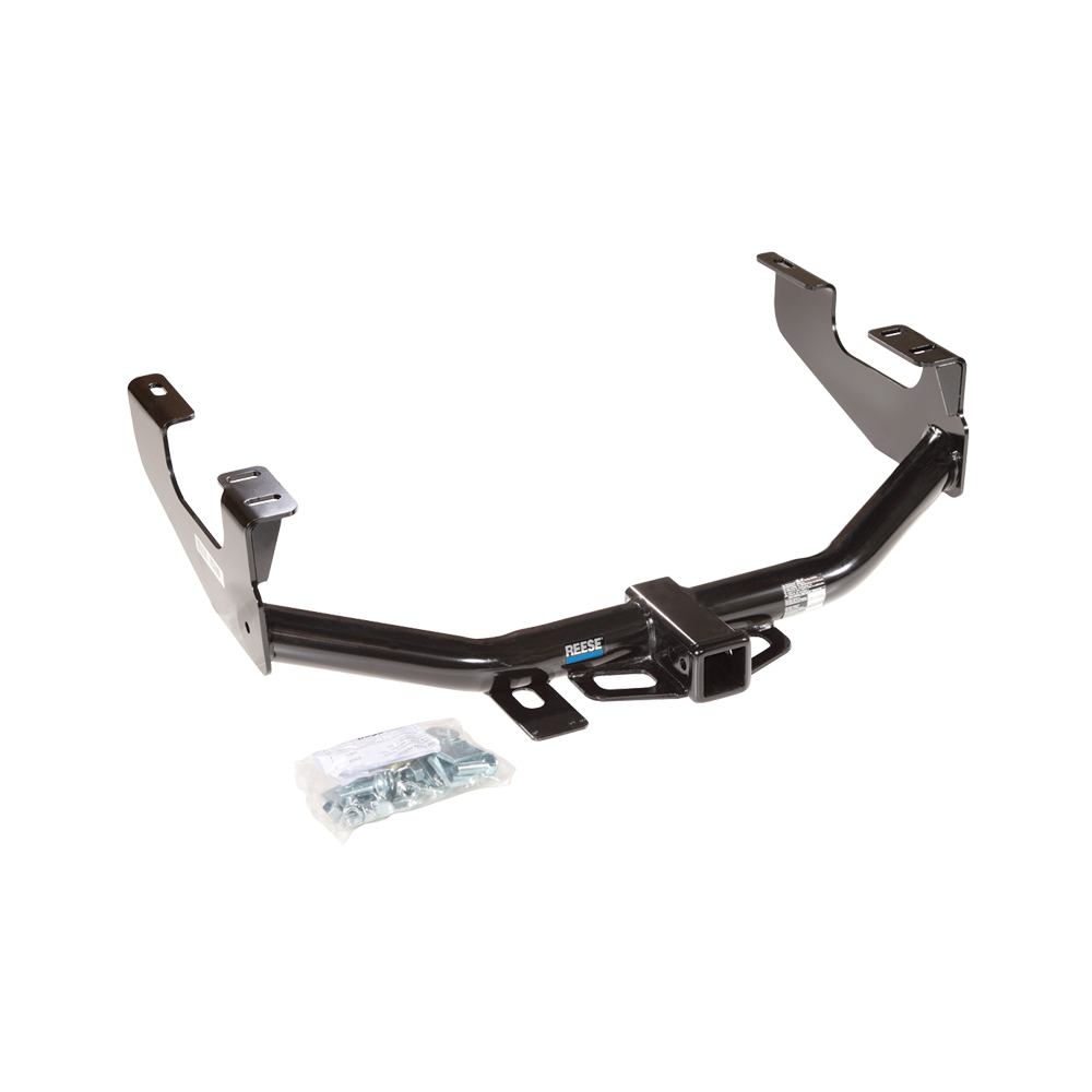 Se adapta al paquete de remolque con enganche para remolque Ford F-350 Super Duty 1999-2007 con 4 cables planos + soporte de bola triple de bolas de remolque de 1-7/8" y 2" y 2-5/16" + pasador/clip (excluye: Modelos de cabina y chasis) de Reese Towpower