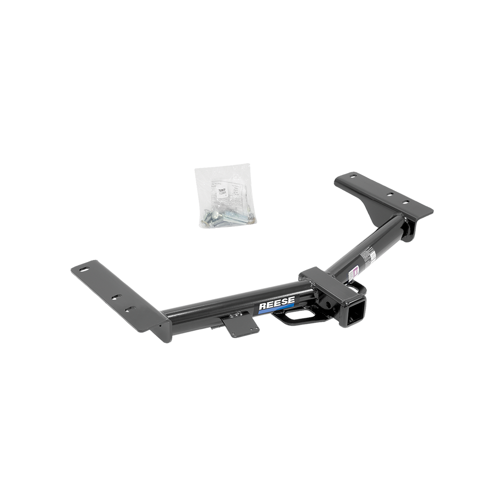 Fits 2015-2023 Ford Transit-350 Trailer Hitch Tow PKG w/ 4-Flat Wiring + Starter Kit Ball Mount w/ 2" Drop & 2" Ball + 2-5/16" Ball + Wiring Bracket + Hitch Lock + Hitch Cover (Excludes: Single Rear Wheel w/148" Wheelbase or Cab & Chassis and the Cut