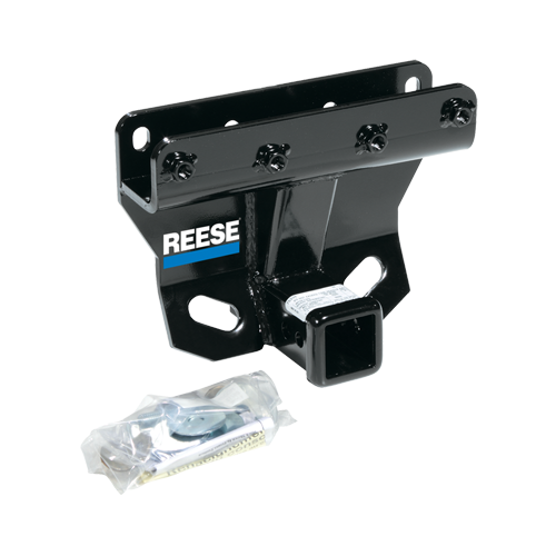 Fits 2005-2006 Jeep Grand Cherokee Trailer Hitch Tow PKG + Interlock Tactical Starter Kit w/ 3-1/4" Drop & 2" Ball + Tactical Dogbone Lock (Excludes: SRT-8 Models) By Reese Towpower