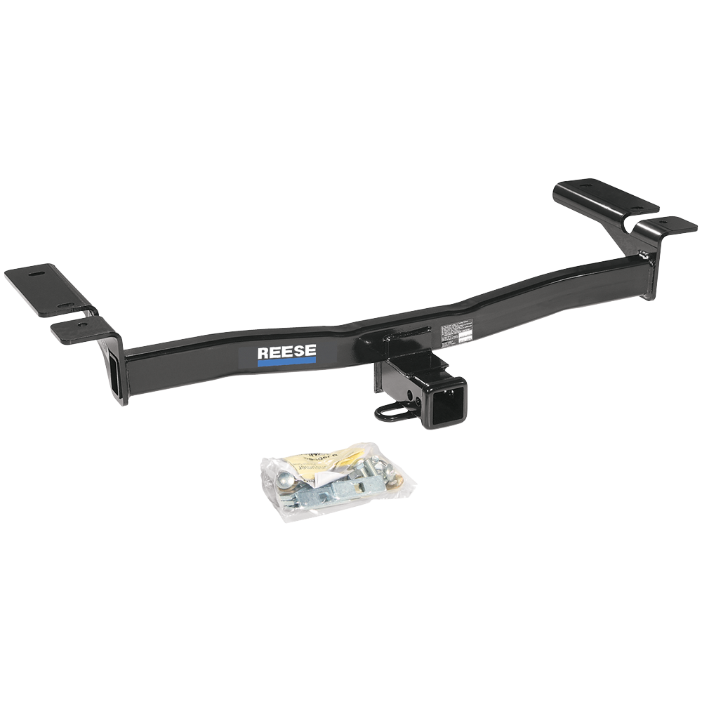 Se adapta al paquete de enganche de remolque Lincoln MKX 2007-2010 con cableado plano de 4 + kit de montaje de bola de inicio con caída de 2" y bola de 2" de Reese Towpower