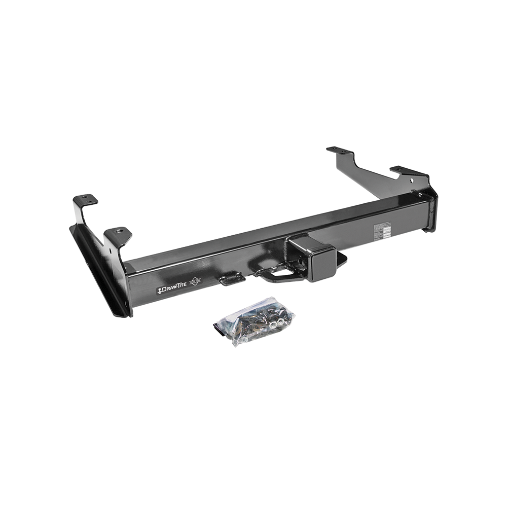 Fits 2007-2007 GMC Sierra 2500 HD Trailer Hitch Tow PKG w/ 2-1/2" to 2" Adapter 7" Length + Adjustable Pintle Hook Mounting Plate + Hitch Lock (For (Classic), 8 ft. Bed Models) By Draw-Tite