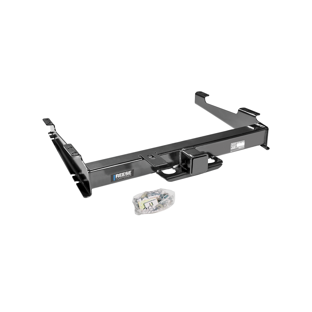 Fits 2000-2006 GMC Yukon XL 2500 Trailer Hitch Tow PKG w/ 4-Flat Wiring Harness + 2-1/2" to 2" Adapter 7" Length + Adjustable Drop Rise Dual Ball Ball Mount 2" & 2-5/16" Trailer Balls + Pin/Clip + Wiring Bracket + Electric Grease By Reese Towpower