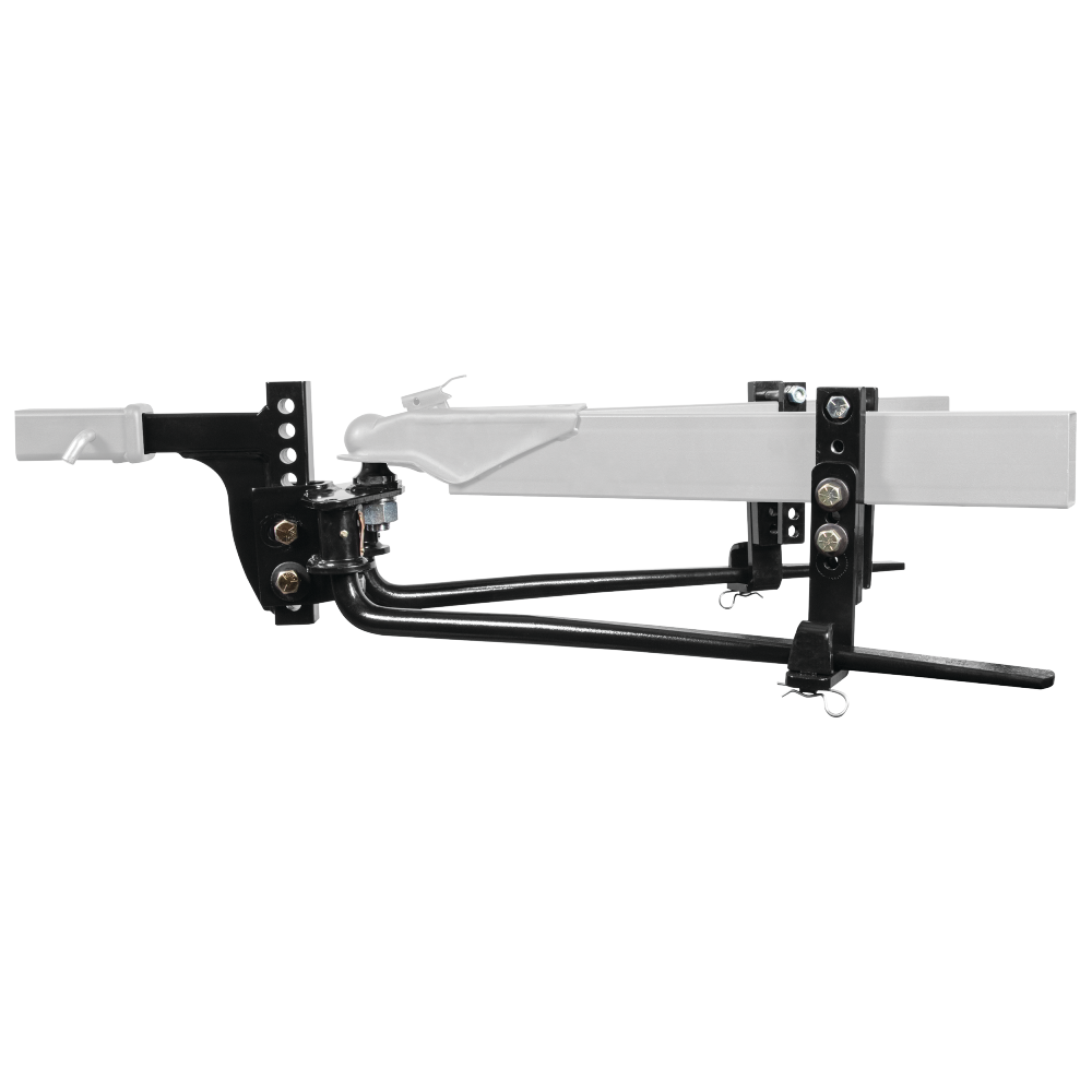 Fits 2023-2024 KIA Telluride Trailer Hitch Tow PKG w/ 6K Round Bar Weight Distribution Hitch w/ 2-5/16" Ball + Pin/Clip + Tekonsha Prodigy P2 Brake Control + Plug & Play BC Adapter + 7-Way RV Wiring By Draw-Tite