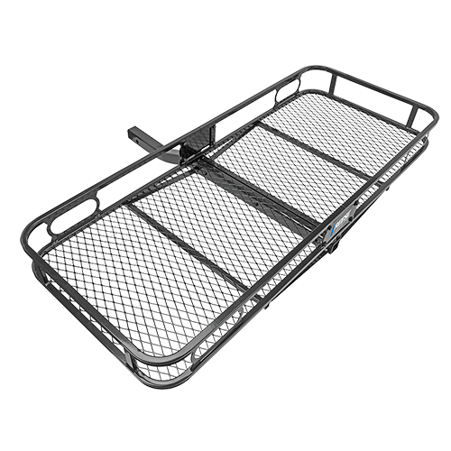 Fits 1979-1986 GMC C2500 Trailer Hitch Tow PKG w/ 60" x 24" Cargo Carrier + Cargo Bag + Hitch Lock (For w/8' Bed Models) By Draw-Tite