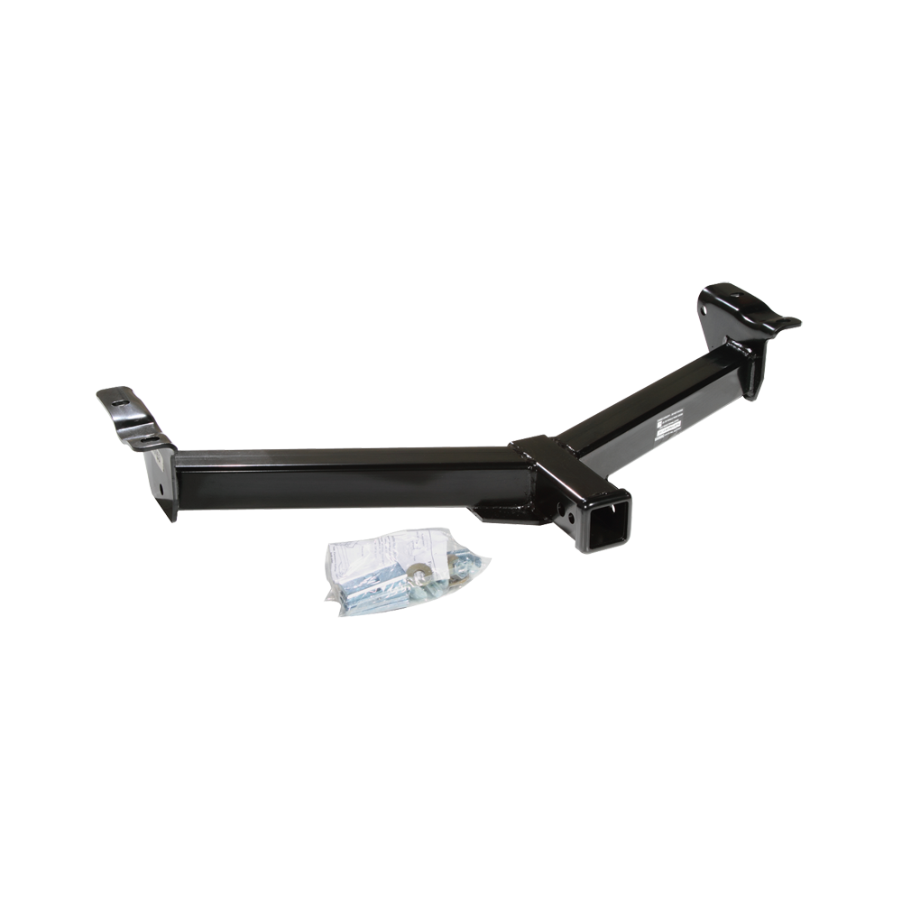 Fits 2008-2014 Ford E-150 Econoline Front Mount Trailer Hitch Tow PKG w/ Spare Tire Carrier + Hitch Lock By Draw-Tite