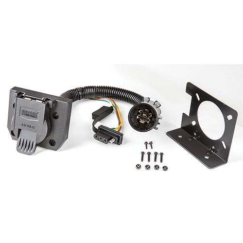 Fits 2003-2007 GMC Sierra 3500 7-Way RV Wiring + Tekonsha Primus IQ Brake Control + Plug & Play BC Adapter By Reese Towpower