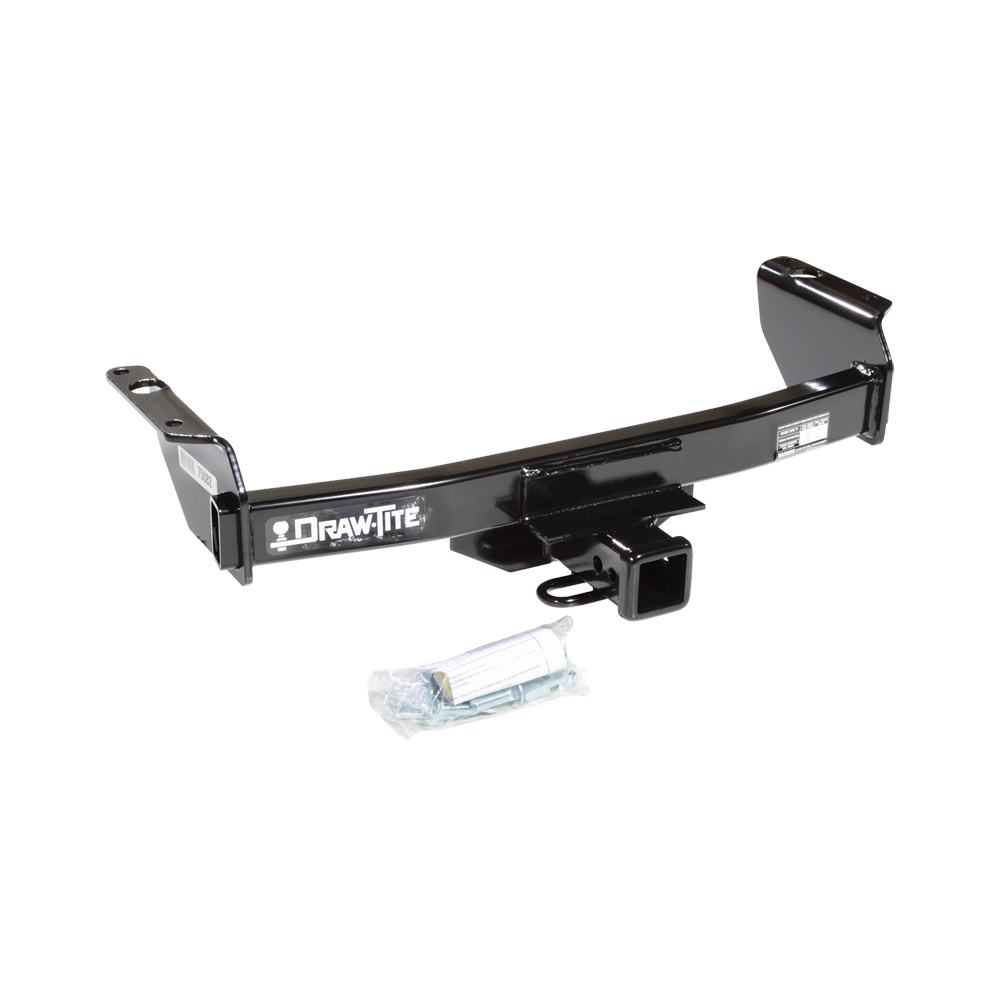 Fits 1983-1992 Ford Ranger Trailer Hitch Tow PKG w/ Extended 16" Long Ball Mount w/ 4" Drop + Pin/Clip + 2" Ball (Excludes: GT Models) By Draw-Tite