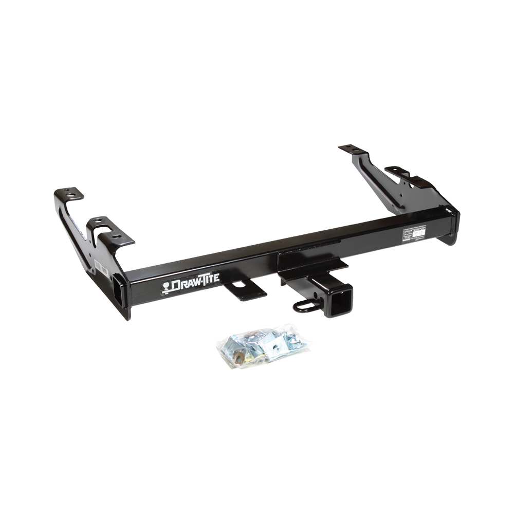 Fits 1988-1999 GMC K1500 Trailer Hitch Tow PKG w/ 4 Bike Carrier Rack + Hitch Lock By Draw-Tite