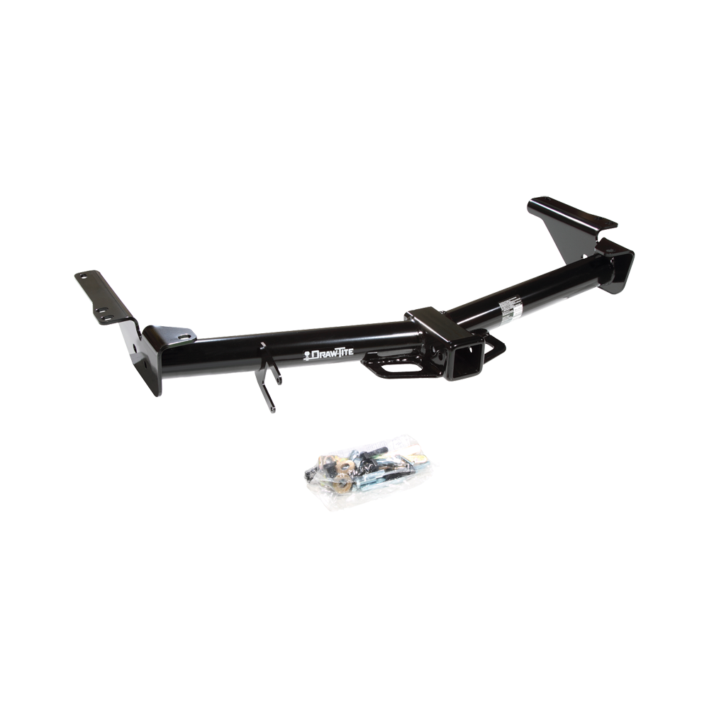 Fits 2003-2009 Lexus GX470 Trailer Hitch Tow PKG w/ 4-Flat Zero Contact "No Splice" Wiring + Ball Mount w/ 2" Drop + Interchangeable Ball 1-7/8" & 2" & 2-5/16" + Wiring Bracket + Hitch Cover By Draw-Tite