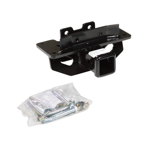 Fits 2004-2009 Dodge Durango Trailer Hitch Tow PKG w/ 4-Flat Wiring + Ball Mount w/ 4" Drop + 1-7/8" Ball + Wiring Bracket + Hitch Cover By Draw-Tite