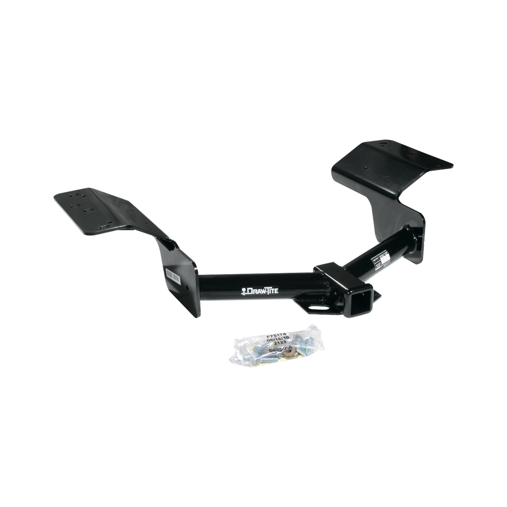 Fits 2004-2009 Cadillac SRX Trailer Hitch Tow PKG w/ Ball Mount w/ 4" Drop + 2" Ball (Excludes: w/Sport Package Fascia Models) By Draw-Tite