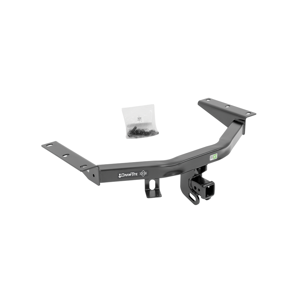 Fits 2016-2022 Honda Pilot Trailer Hitch Tow PKG w/ 4-Flat Wiring + Ball Mount w/ 4" Drop + Interchangeable Ball 1-7/8" & 2" & 2-5/16" By Draw-Tite