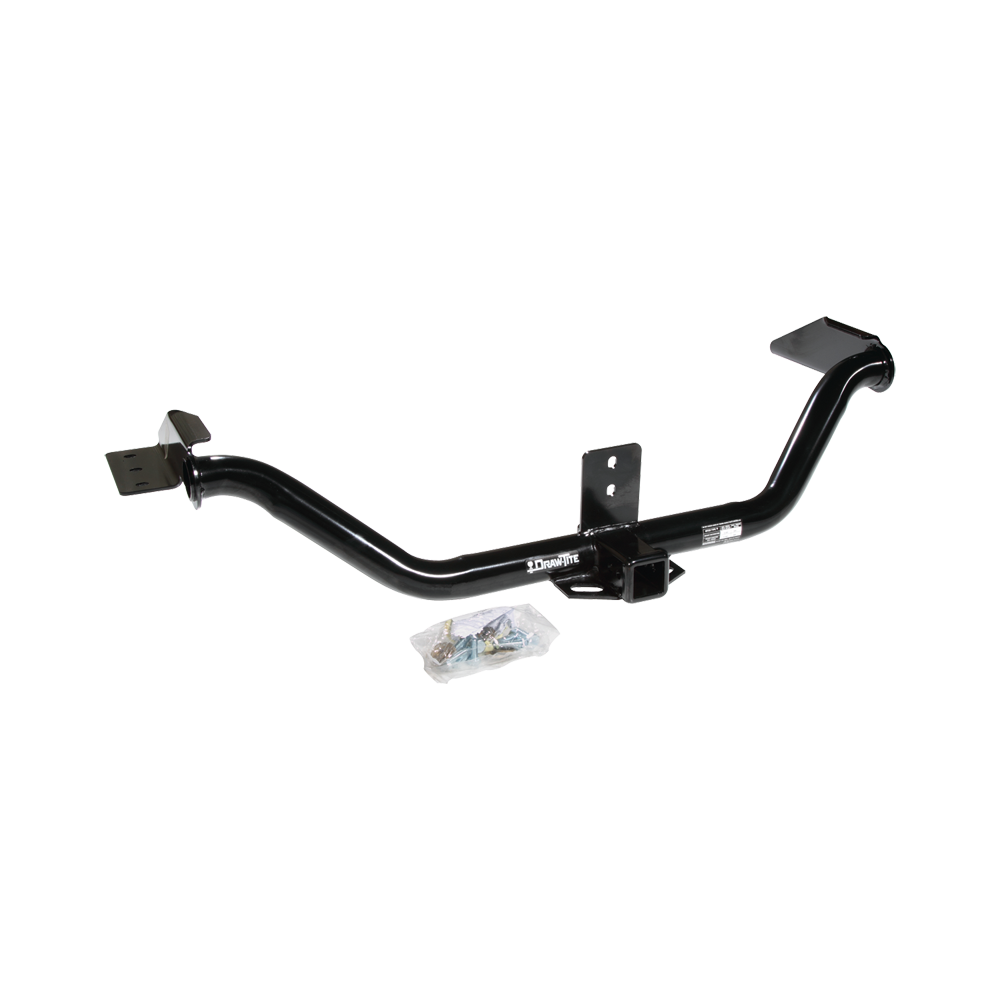 Se adapta al paquete de enganche de remolque Honda Ridgeline 2006-2014 con cableado plano de 4 + soporte de bola con caída de 4" + bola de 2" + bola de 2-5/16" + soporte de cableado + bloqueo de enganche + cubierta de enganche de Draw-Tite