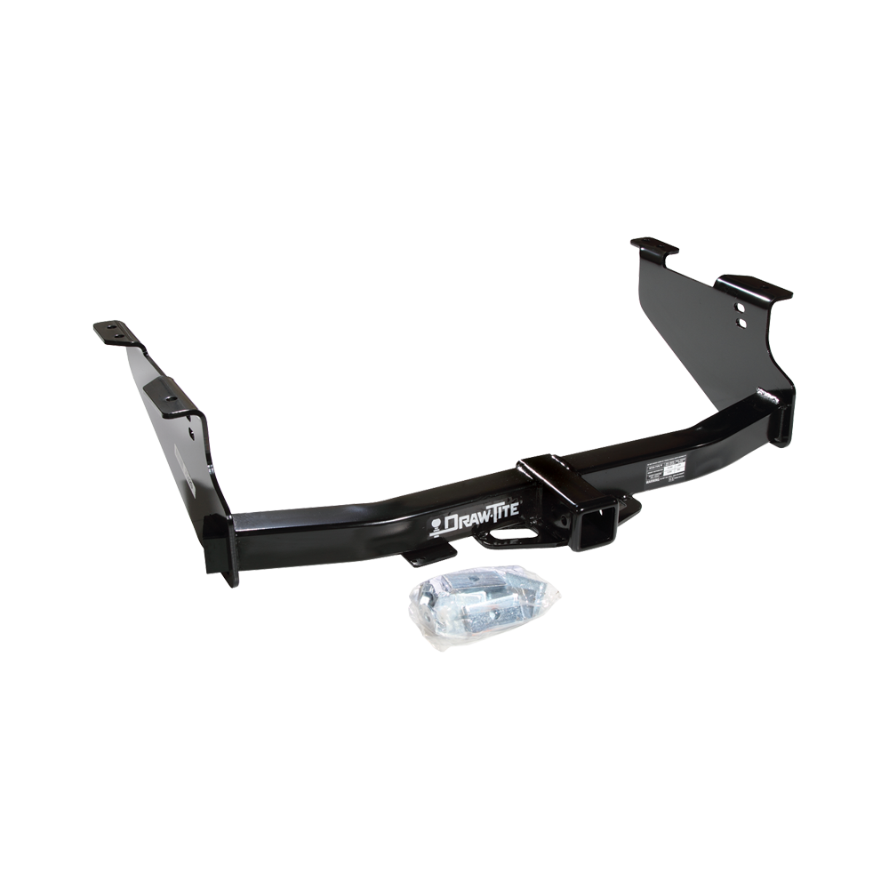 Fits 2003-2009 Dodge Ram 3500 Trailer Hitch Tow PKG w/ 4-Flat Wiring + Ball Mount w/ 4" Drop + 2" Ball By Draw-Tite