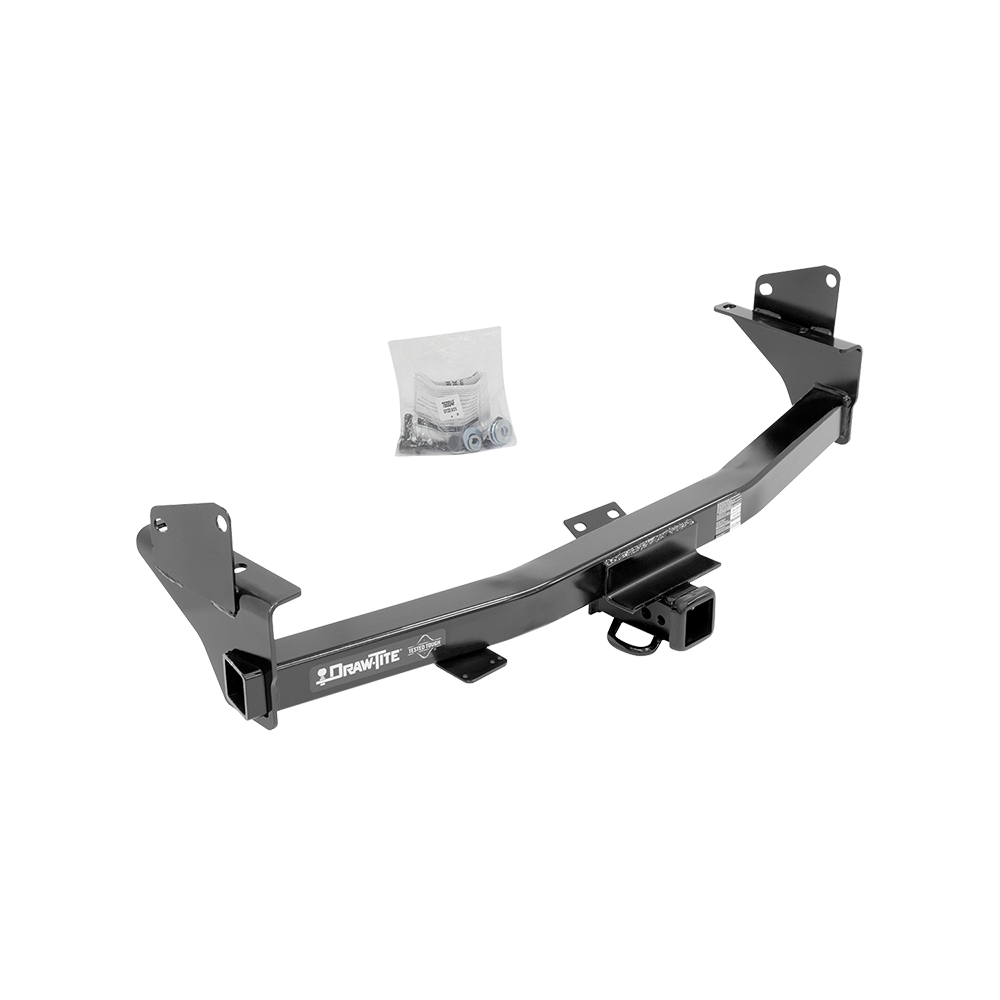 Fits 2015-2022 GMC Canyon Trailer Hitch Tow PKG w/ Triple Ball Ball Mount 1-7/8" & 2" & 2-5/16" Trailer Balls w/ Tow Hook + Pin/Clip By Draw-Tite