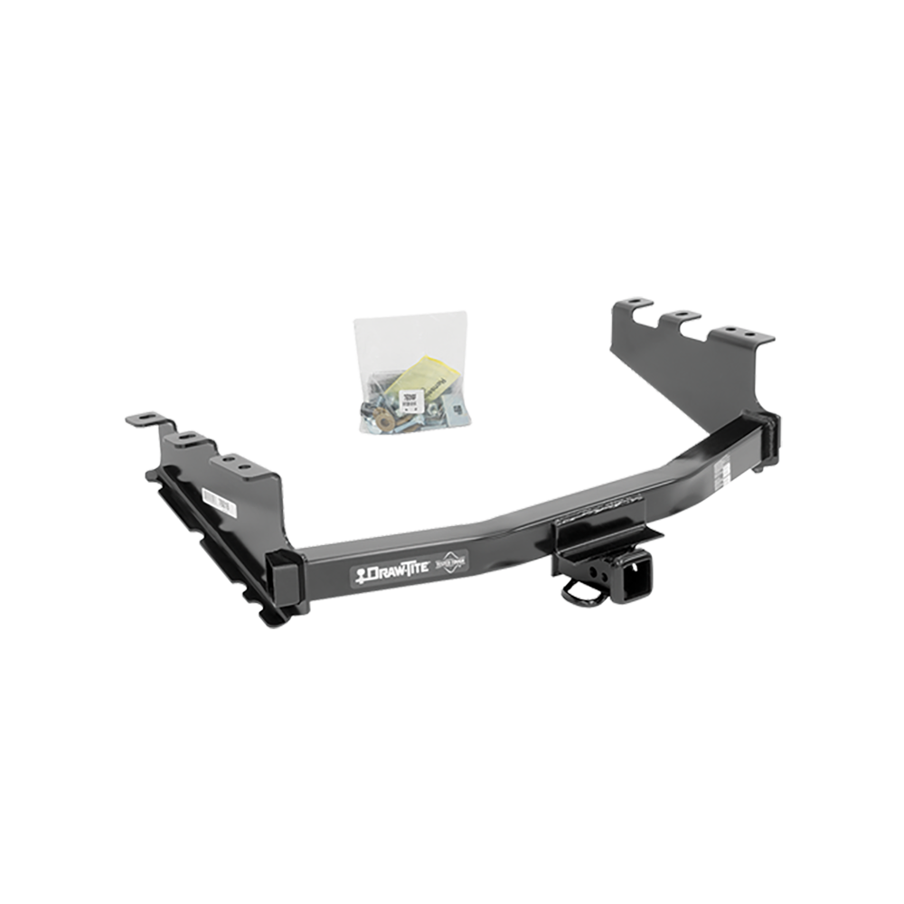 Fits 2019-2019 GMC Sierra 1500 LD (Old Body) Trailer Hitch Tow PKG w/ 4-Flat Wiring + Ball Mount w/ 4" Drop + 2" Ball + 2-5/16" Ball + Wiring Bracket + Hitch Cover + Dual Hitch & Coupler Locks + Wiring Tester + Ball Lube + Electric Grease + Ball Wren