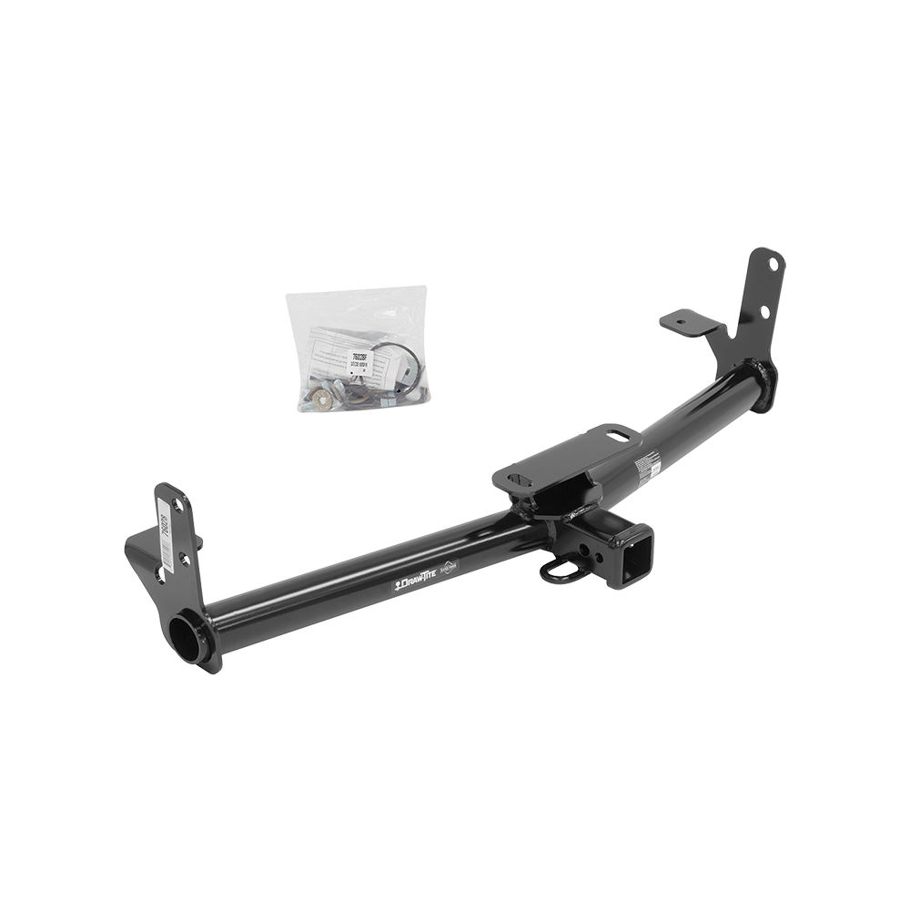 Fits 2005-2017 Chevrolet Equinox Trailer Hitch Tow PKG w/ Extended 16" Long Ball Mount w/ 4" Drop + Pin/Clip + 2" Ball By Draw-Tite