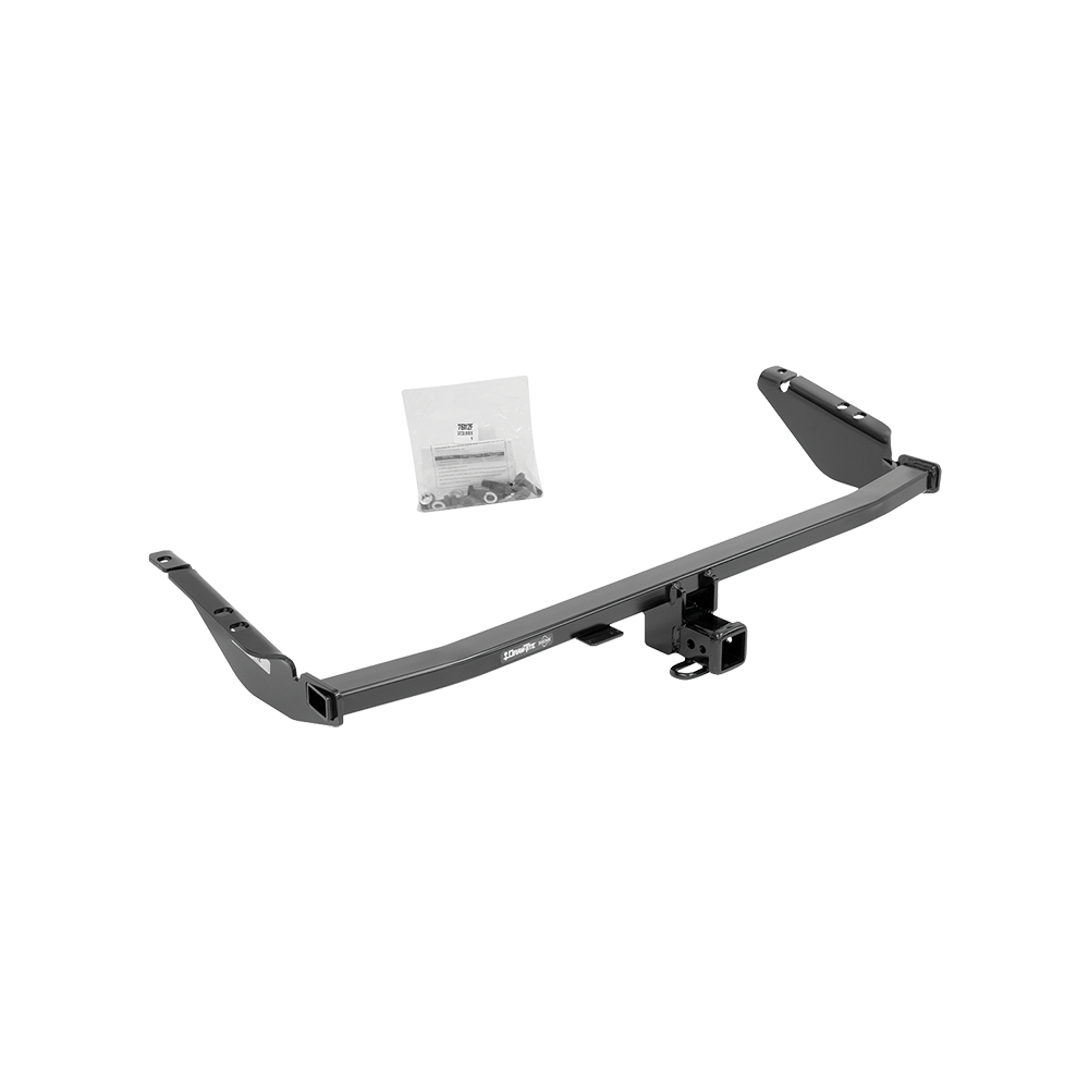 Fits 2015-2020 Toyota Sienna Trailer Hitch Tow PKG w/ 4 Bike Carrier Rack + Hitch Lock (Excludes: SE Models) By Draw-Tite