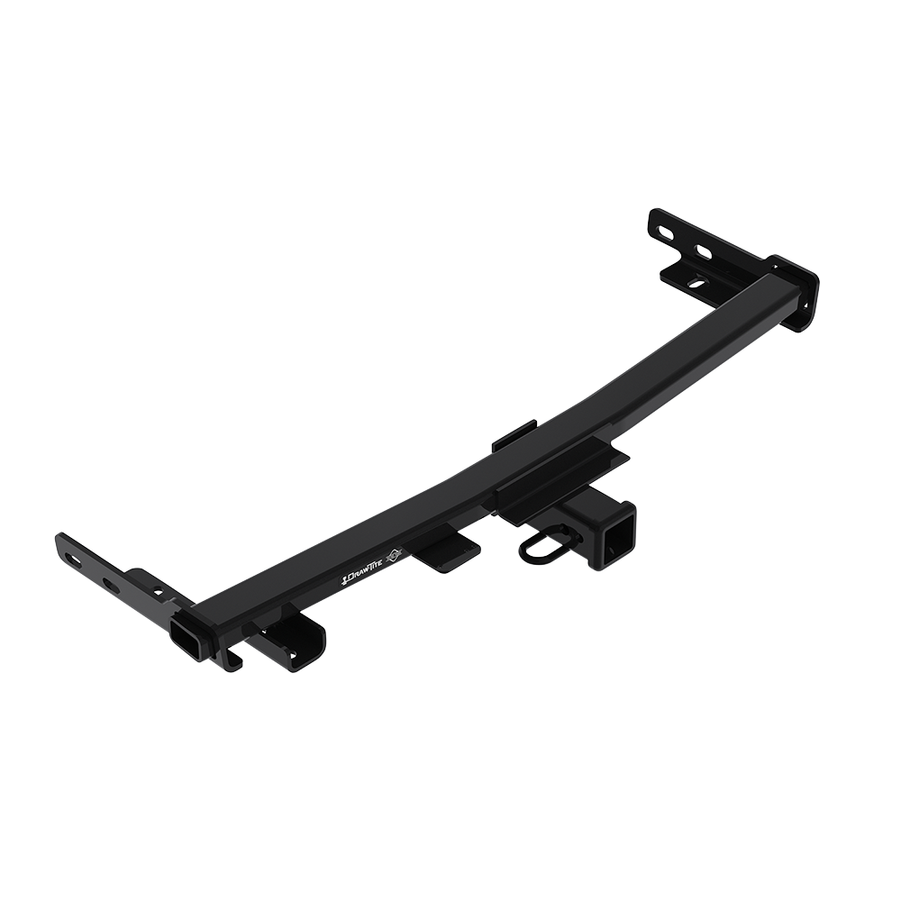 Fits 2019-2023 Jeep Cherokee Trailer Hitch Tow PKG w/ 4-Flat Wiring + Ball Mount w/ 2" Drop + Interchangeable Ball 1-7/8" & 2" & 2-5/16" + Wiring Bracket + Dual Hitch & Coupler Locks + Hitch Cover (For Trailhawk Models) By Draw-Tite