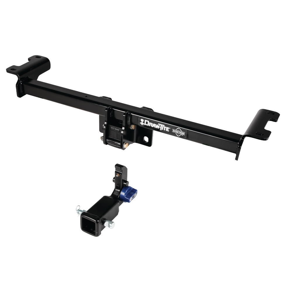 Fits 2013-2018 Acura RDX Trailer Hitch Tow PKG w/ 4-Flat Wiring + Starter Kit Ball Mount w/ 2" Drop & 2" Ball + 1-7/8" Ball By Draw-Tite