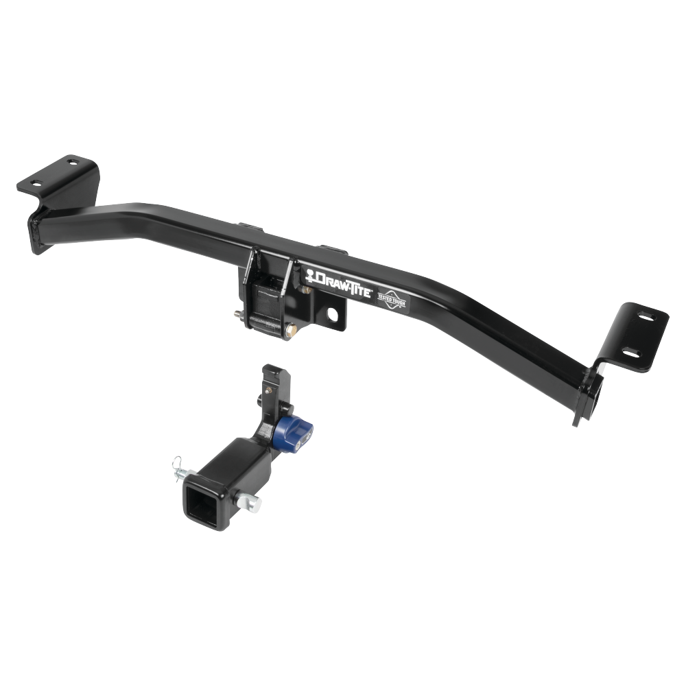 Fits 2016-2022 Lexus RX350 Trailer Hitch Tow PKG w/ Starter Kit Ball Mount w/ 2" Drop & 2" Ball By Draw-Tite