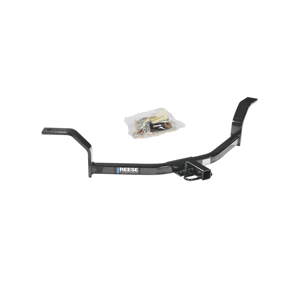 Fits 2001-2005 Honda Civic Trailer Hitch Tow PKG w/ 4-Flat Zero Contact "No Splice" Wiring Harness By Reese Towpower