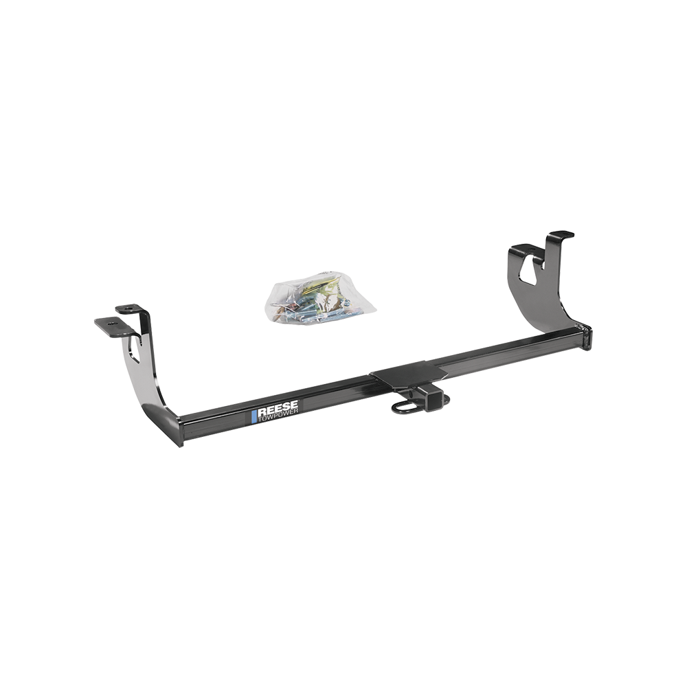 Fits 2006-2009 Volkswagen Rabbit Trailer Hitch Tow PKG w/ 4-Flat Wiring Harness + Draw-Bar + Interchangeable 1-7/8" & 2" Balls + Wiring Bracket + Hitch Cover + Hitch Lock By Reese Towpower