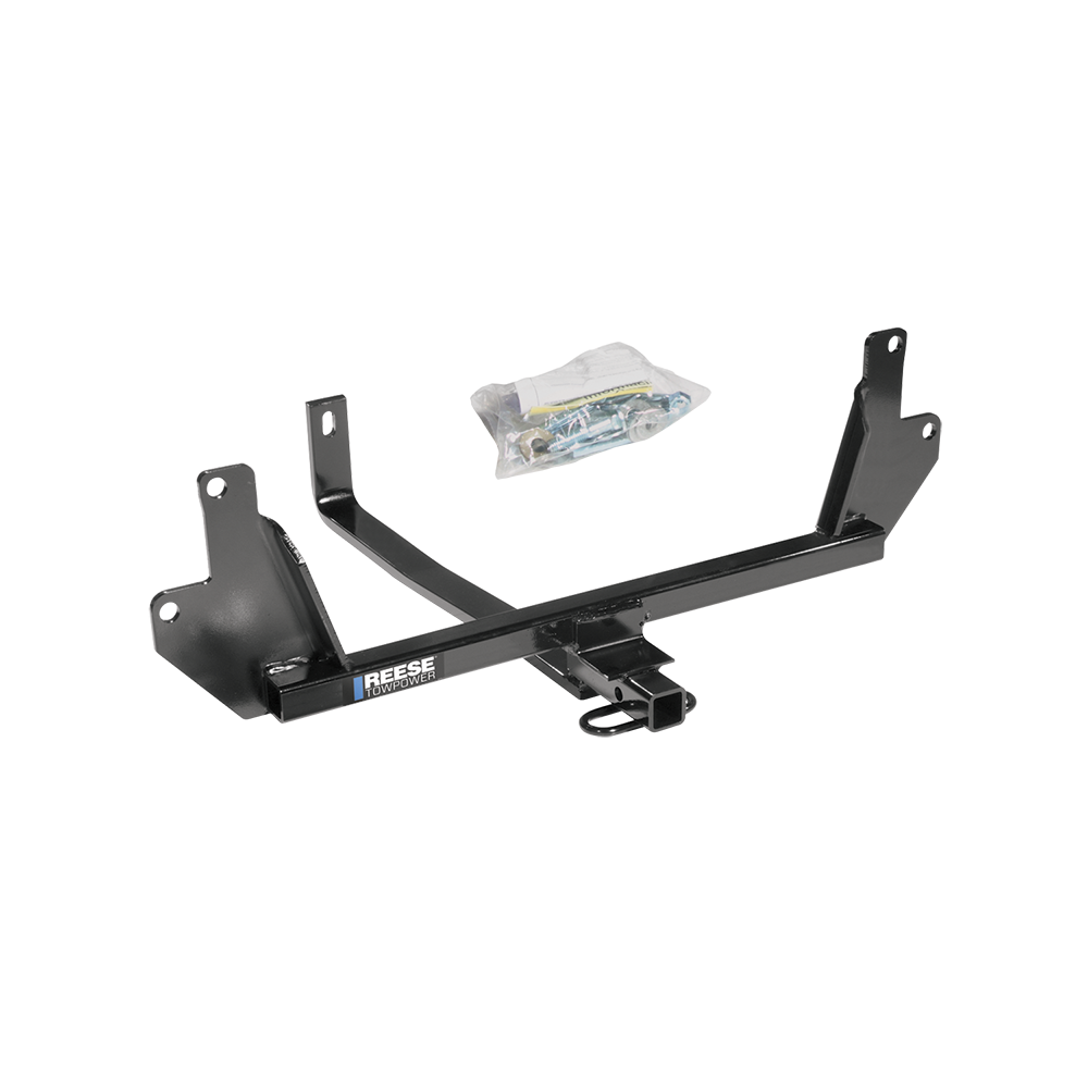 Fits 2007-2011 BMW 328i Trailer Hitch Tow PKG w/ 4-Flat Zero Contact "No Splice" Wiring Harness + Draw-Bar + 1-7/8" + 2" Ball + Hitch Cover (For Sedan Models) By Reese Towpower