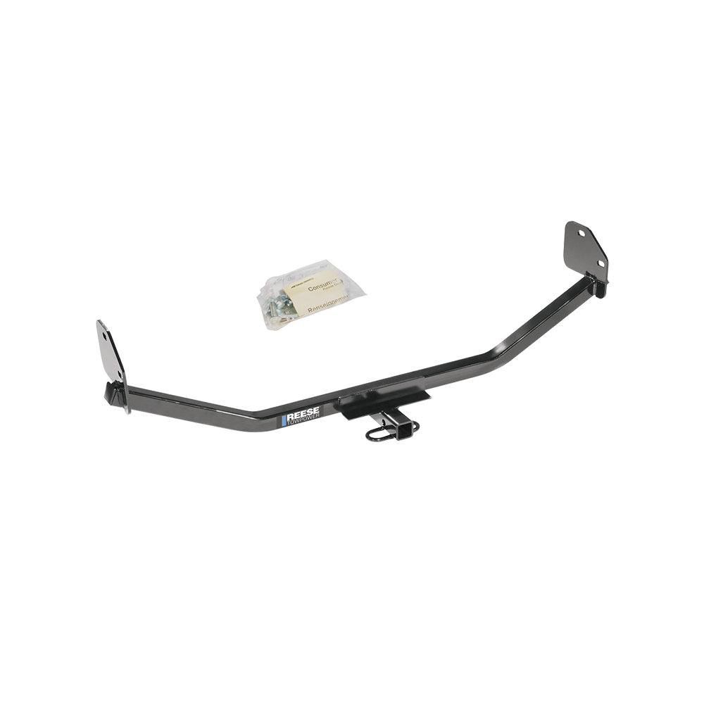 Se adapta al paquete de remolque con enganche para remolque Ford Mustang 2011-2014 con arnés de cableado plano de 4 + barra de tracción + bola de 1-7/8" + bola de 2" + cubierta de enganche (para modelos con motor V6) de Reese Towpower