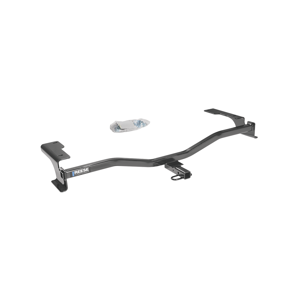 Se adapta al paquete de remolque con enganche para remolque Lincoln MKZ 2010-2012 con arnés de cableado de 4 planos + barra de tracción + bola de 2" + soporte de cableado + bloqueo de enganche de Reese Towpower