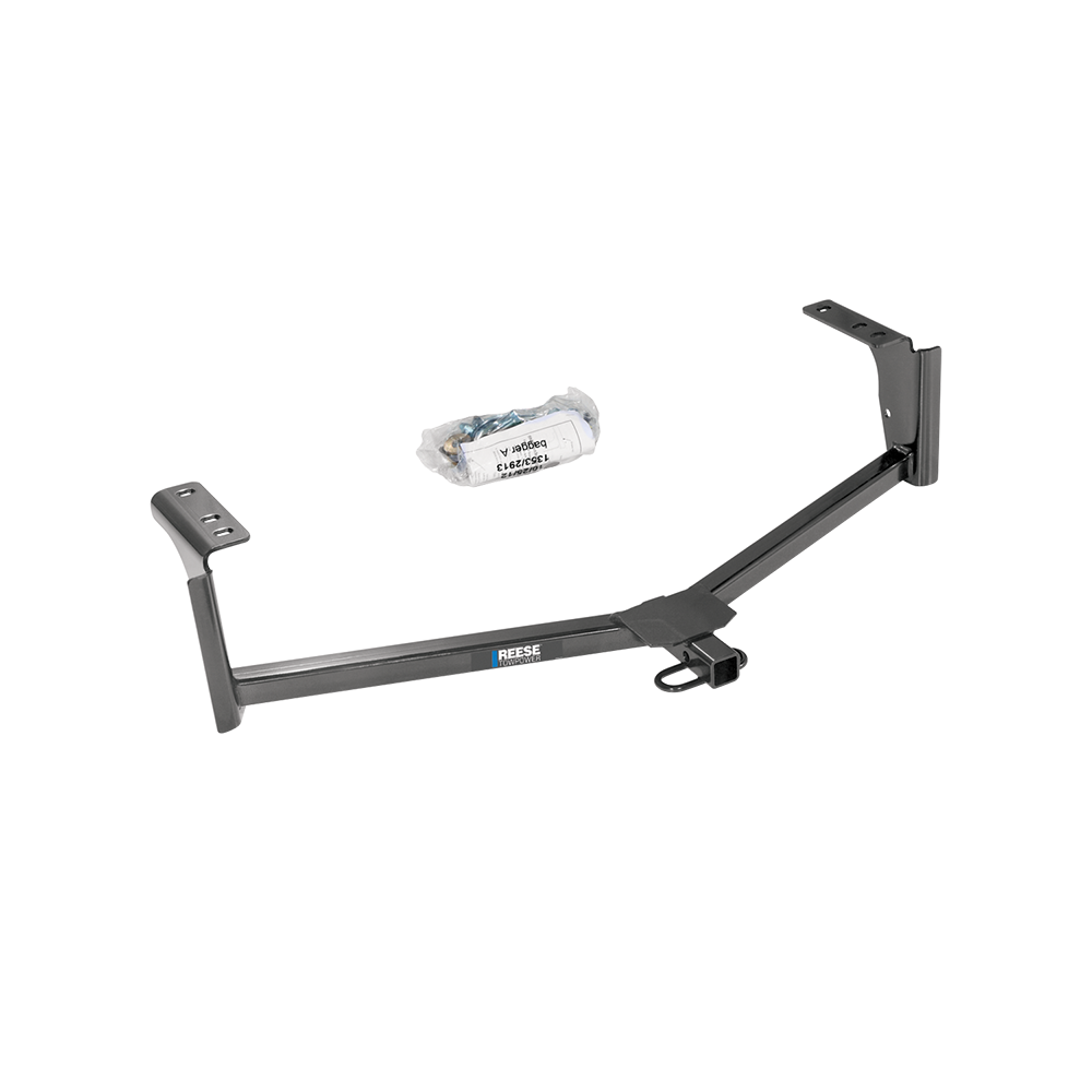 Fits 2013-2020 Lincoln MKZ Trailer Hitch Tow PKG w/ 4-Flat Zero Contact "No Splice" Wiring Harness + Draw-Bar + 2" Ball + Wiring Bracket + Hitch Lock (Excludes: 3.0 Liter Engine Models) By Reese Towpower
