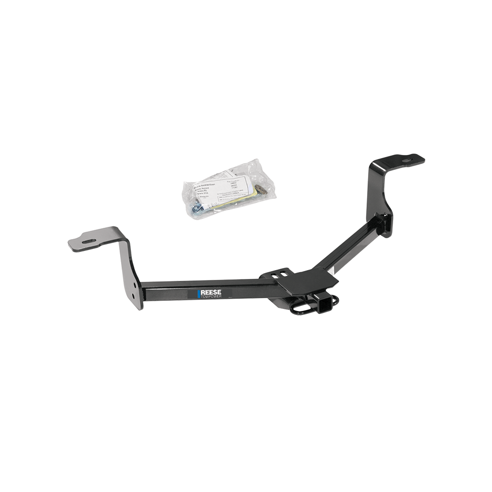 Se adapta al paquete de enganche de remolque Acura TL 2009-2014 con arnés de cableado de 4 contactos planos "sin empalme" + cubierta de enganche + enganche doble y cerraduras de acoplador de Reese Towpower