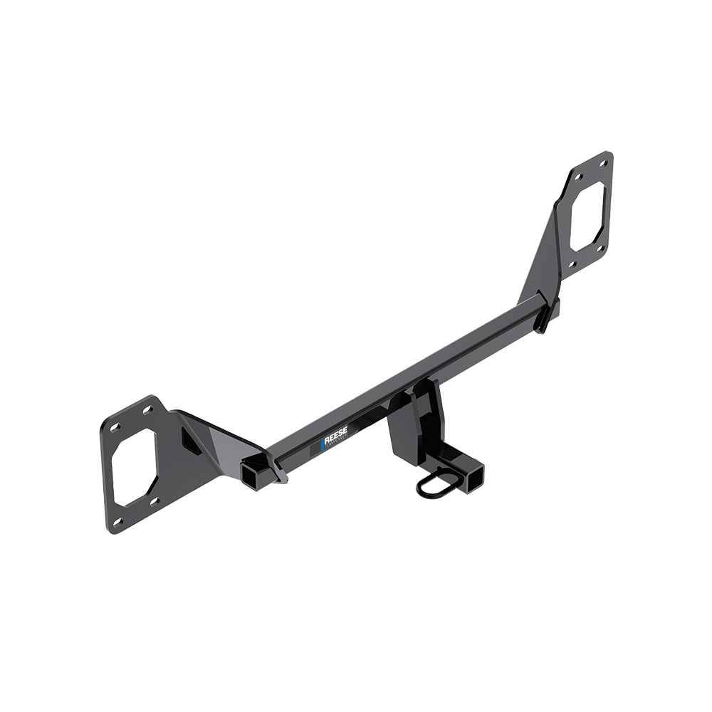 Fits 2016-2023 Honda Civic Trailer Hitch Tow PKG w/ Hitch Adapter 1-1/4" to 2" Receiver + 1/2" Pin & Clip + 5/8" Pin & Clip (For Coupe, Except Models w/Center Exhaust Models) By Reese Towpower