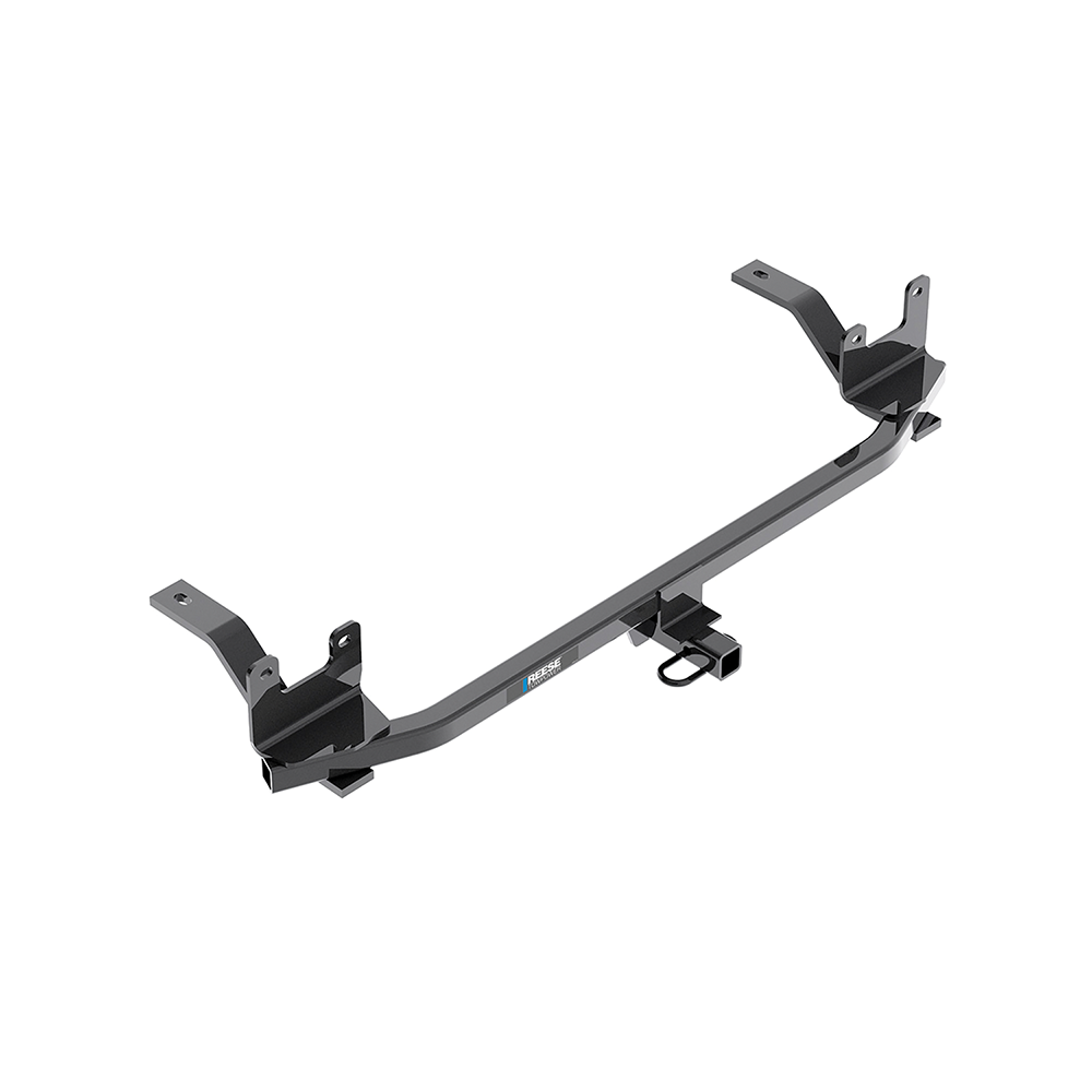 Fits 2018-2020 Hyundai Elantra Trailer Hitch Tow PKG w/ Hitch Adapter 1-1/4" to 2" Receiver + 1/2" Pin & Clip + 4 Bike Carrier Rack (Excludes: GT & Sport Models) By Reese Towpower