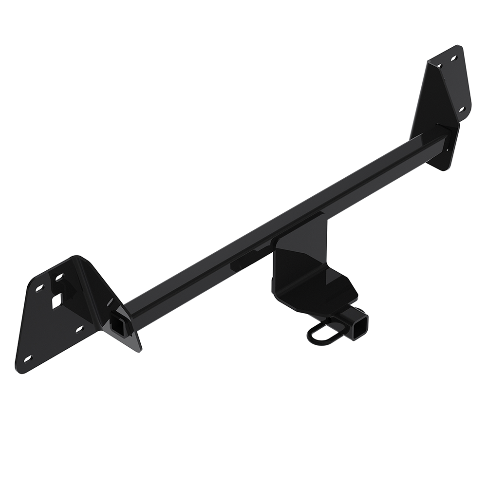 Fits 2020-2022 Toyota Prius Trailer Hitch Tow PKG w/ Hitch Adapter 1-1/4" to 2" Receiver + 1/2" Pin & Clip + 60" x 24" Cargo Carrier Rack By Reese Towpower