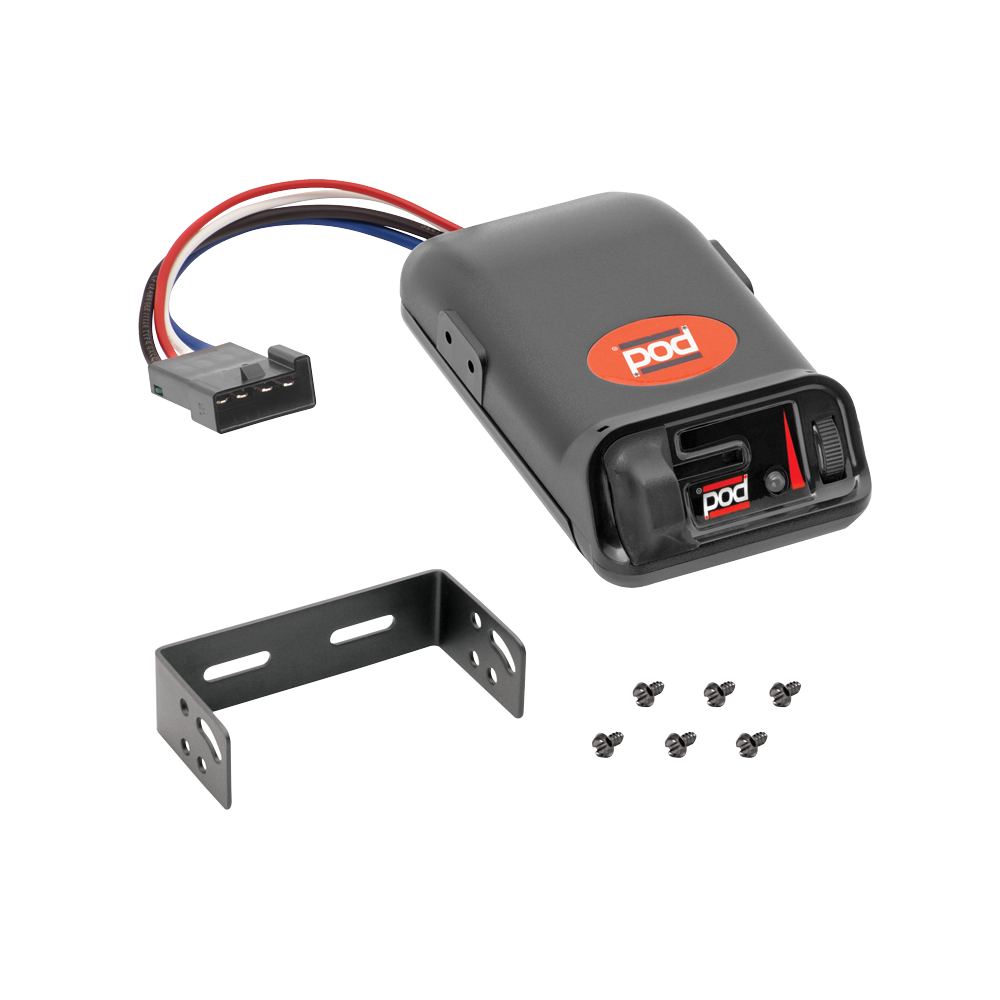 Se adapta al paquete de enganche de remolque International 1500D 1969-1971 con control de freno POD serie Pro + adaptador de cableado BC genérico + cableado RV de 7 vías de Draw-Tite