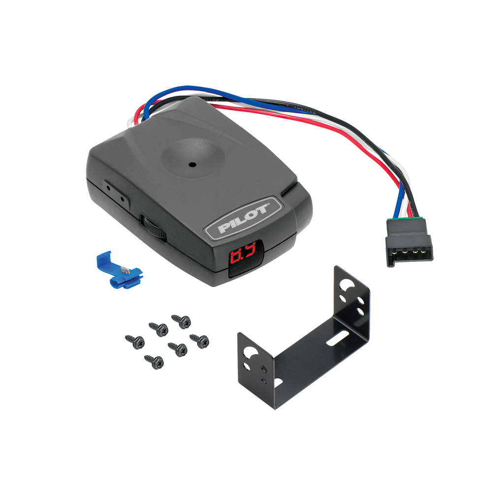 Se adapta al paquete de enganche de remolque Volvo XC60 2014-2017 con control de freno piloto serie Pro + adaptador de cableado BC genérico + cableado RV de 7 vías de Draw-Tite